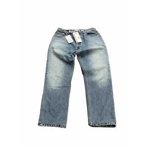 RE/DONE Womens Blue Levi's High Rise Ankle Crop Size 30 NWT $395